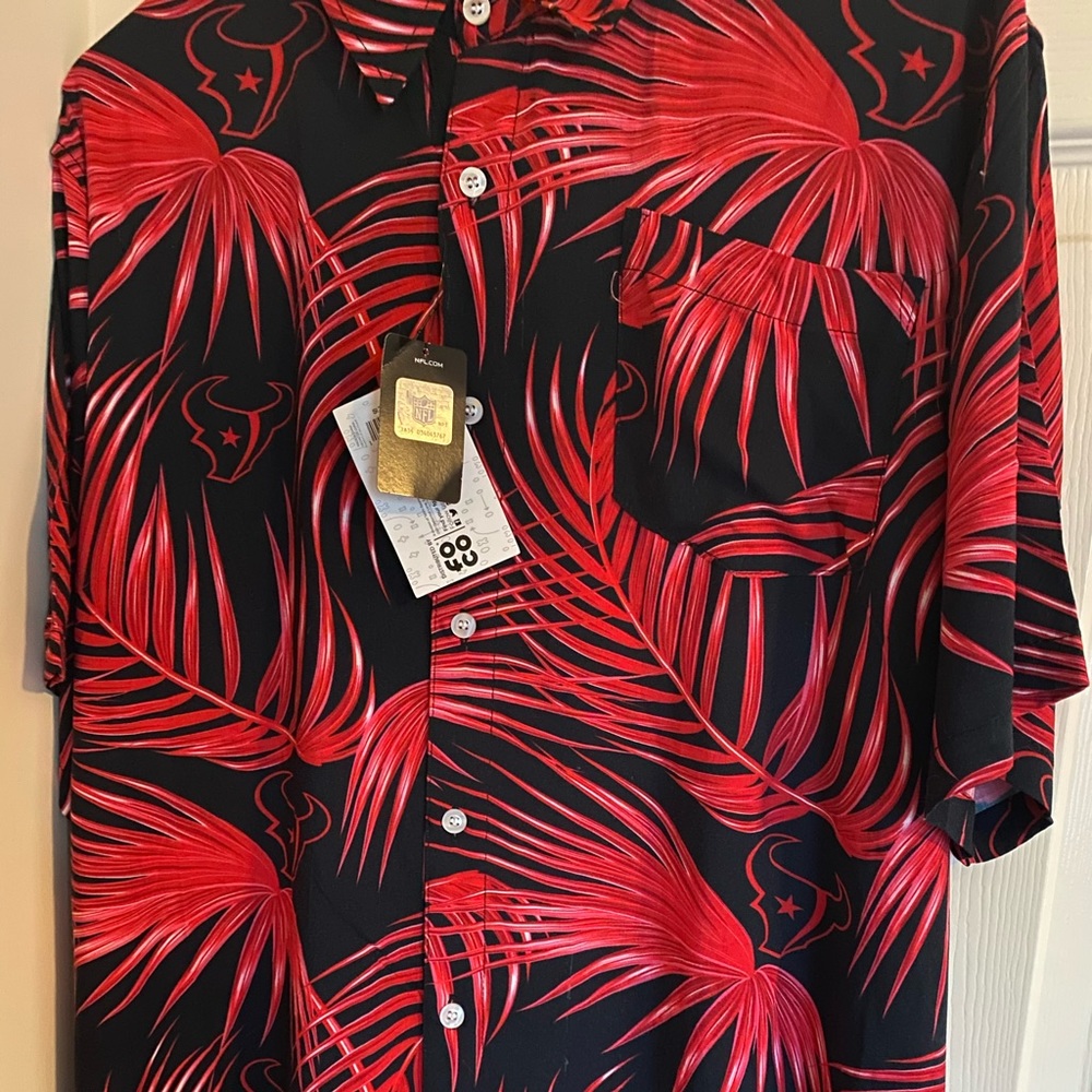 Men’s Houston Texans Hawaiian Shirt